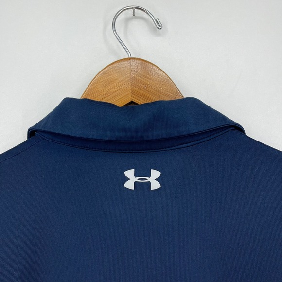 Under Armour Polo Shirt Men's Size XL Blue The Playoff Polo‎ Short Sleeve Golf - Picture 9 of 12